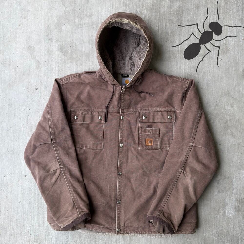 Carhartt J284 FWD brown Sherpa work wear jacket